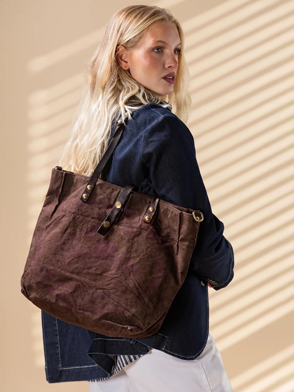 Campomaggi canvas tote bag